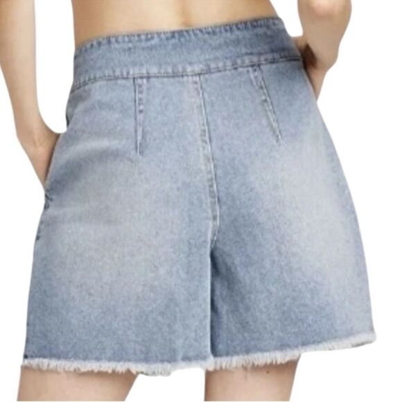 Wild fable Jean shorts highest rise A-line light denim size 2 - Picture 3 of 15